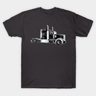 Black American truck T-Shirt